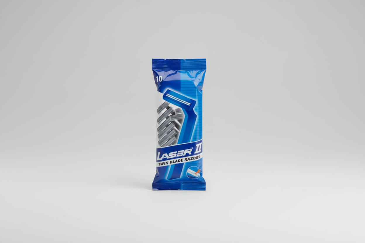 Laser - Scheermesjes - Twin Blade Razors - 10st