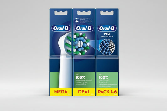 Oral-B Pro Cross Action Opzetborstels - 6 Stuks