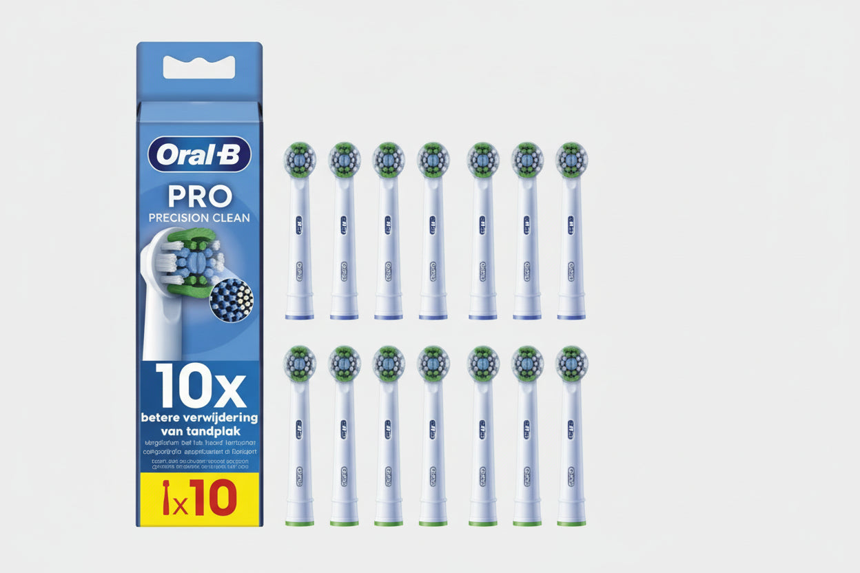 Oral-B Precision Clean Pro - Opzetborstels - CleanMaximiser Technologie - 10 Stuks
