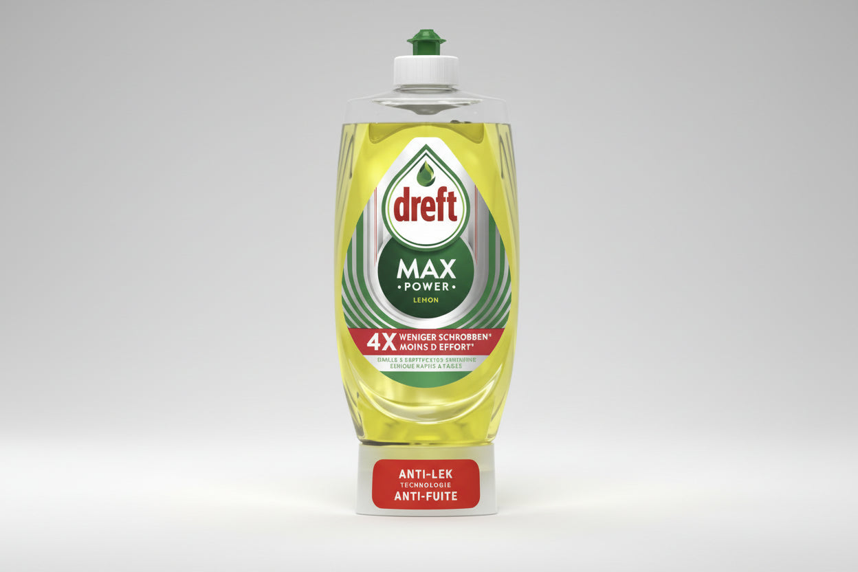 Dreft Max Power Afwasmiddel Lemon 370 ml