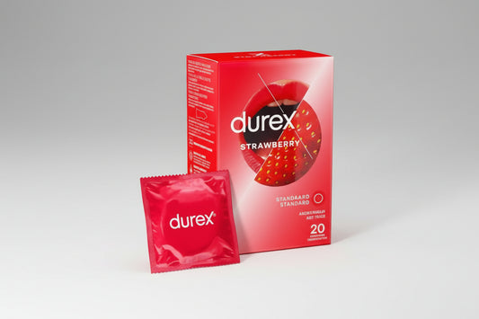 Durex Condooms Aardbeiensmaak - 20 stuks
