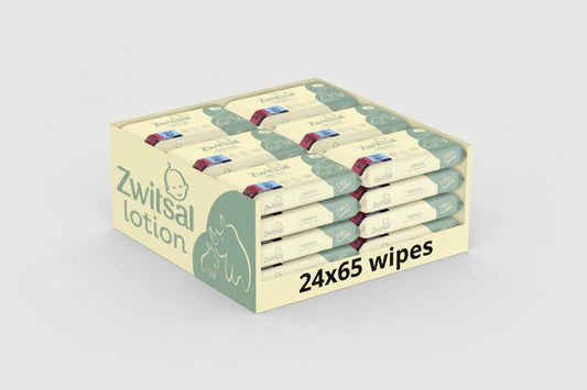 Zwitsal Billendoekjes - Lotion - 24 x 65 stuks - Voordeelverpakking