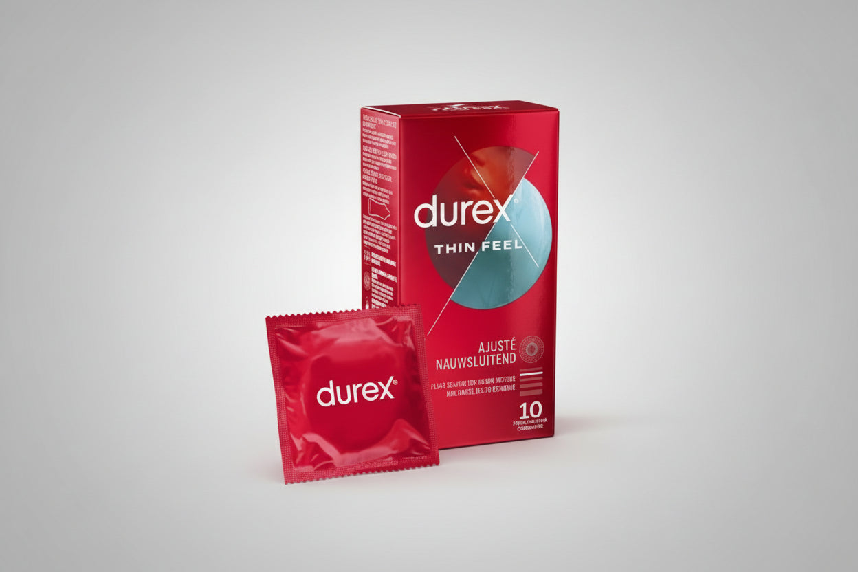 Durex - Condooms Feeling Thin Feel - Nauwsluitend & Extra dun - 10 stuks