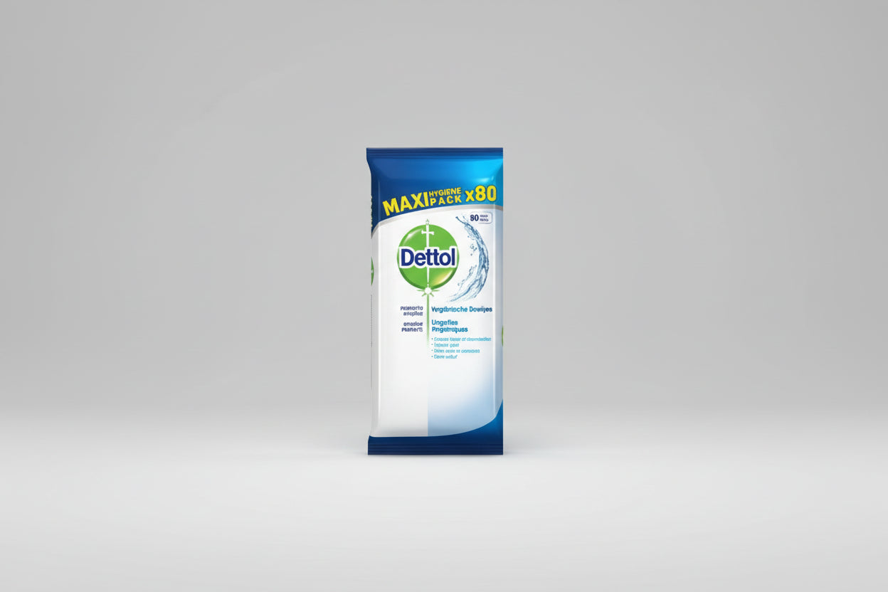 Dettol Schoonmaakdoekjes Power & Fresh - Cleanser - 80 stuks
