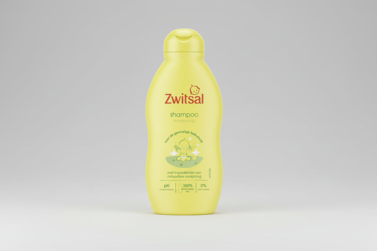 Zwitsal Shampoo - Baby - met ingrediënten van natuurlijke oorsprong zonder SLES-sulfaat - 200 ml